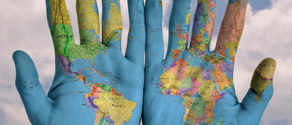 gaia wir haben die Erde in unserer Hand